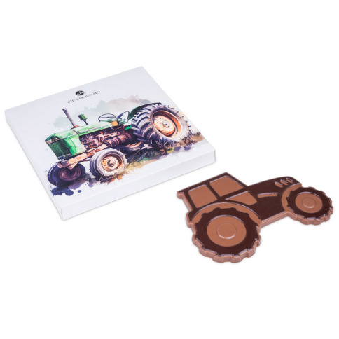 czekoladowy traktor prezent dla dziecka