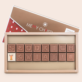 czekoladowe życzenia na mikołajki