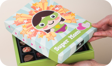 praliny na dzień mamy super mama